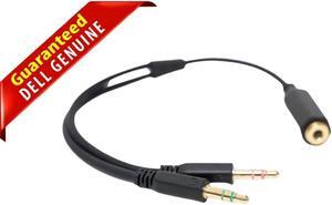 Dell Mic Audio Y Splitter for AW310H Headphone 3.5mm Female to 2 Dual Male 58MYN