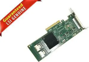 LSI Logic 500605B 6GB PCI-e 2.0 RAID Card Low Profile SAS9201-8i 45W9122