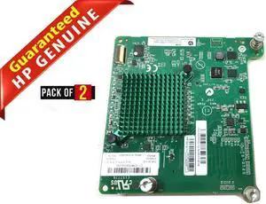 Lot 2 Emulex Lpe1205-m 8gb/s Fibre Channel Mezzanine Card R072D