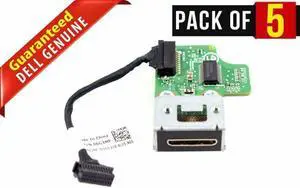LOT x 5 OEM Dell H65K6 Optiplex 3020M 9020M I/O Serial card PS/2 Card WN80W