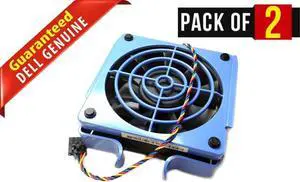 LOT x 2 OEM Dell PowerEdge 800 830 840 12V 5 Pin Front Chassis Cooling Fan RH467