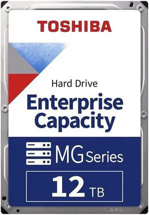 Toshiba MG07ACA12TE 3.5" 12TB 7.2K RPM SATA 6Gb/s 256M 512e HDD