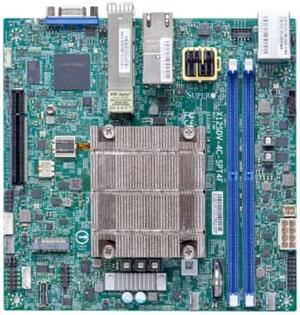 SuperMicro X12SDV-8C-SPT4F MB - Embedded mini ITX, Xeon D-1736NT, Dual 25G SFP28