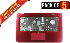 LOT x 5 Genuine Dell Inspiron 14z (5423) Red Palmrest Touchpad 060F20 130 60F20