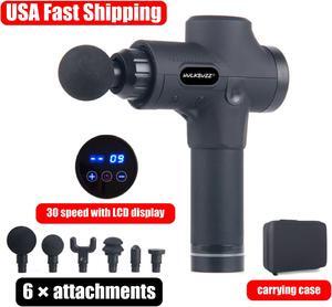 30 Speed LCD Massage Gun Deep Tissue Percussion Massager Muscle Vibrating Relax