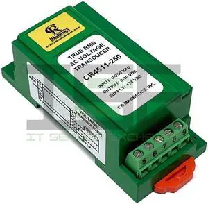 CR Magnetics CR4511-250 True RMS AC Voltage Transducer 0-250VAC IN 0-10VDC OUT