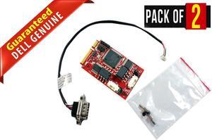 Lot of 2 Dell Isolated CANbus 2.0B Mini PCIE Card N8V21 W Serial Cable 71FH5