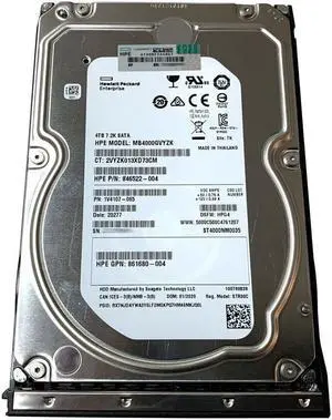 861683-B21 HPE 4TB SATA 6G 7.2K LFF LP DS HDD