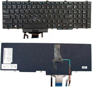 US Genuine Laptop Keyboard With Backlit No Frame For DELL Latitude E5570