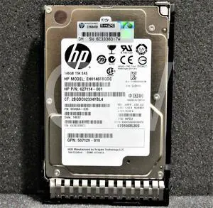 (NOT FOR HOME PC!) EH0146FBQDC 627114-001 653950-001 HP 146GB 15K RPM 6Gb/s 2.5" SAS HDD Hard Drive