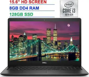 2022 Dell Inspiron 15.6" Laptop i3-1005G1 , up to 3.4 GHz 8GB RAM 128GB SSD