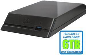 Avolusion (HDDGear) 6TB USB 3.0 External Hard Drive For PS4, PS4 Slim, PS4 Pro