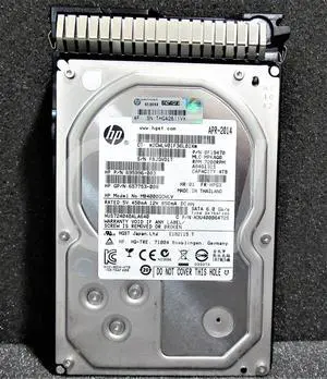 MB4000GCWLV HP 4TB 7.2K 6G 64MB 3.5in SATA Hard Drive W/Caddy