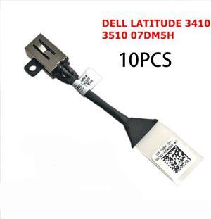 10pcs FOR DELL LATITUDE 3410 3510 3412 P101F001 DC power JACK Cable 7DM5H