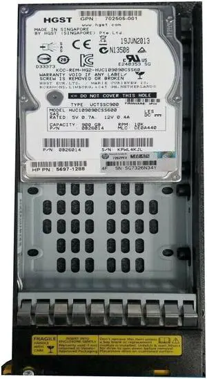 (NOT FOR HOME PC!) QR496A/697389-001- HP 900GB 10K SAS 6G 2 port 2.5" HD (LOT OF 10 DRIVES)