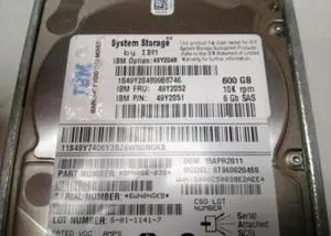 (NOT FOR HOME PC!) 49Y2048/49Y2051/49Y2052/49Y7410/ST9600204SS-IBM 600GB 10K 2.5" 6G SFF SAS HD