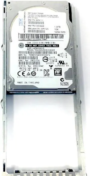 IBM 00RX908 1.8TB 10K 12Gbps 2.5 SAS HDD