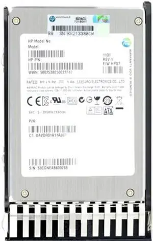 653120-B21 HP G8 G9 400-GB 3G 2.5 SATA MLC SSD