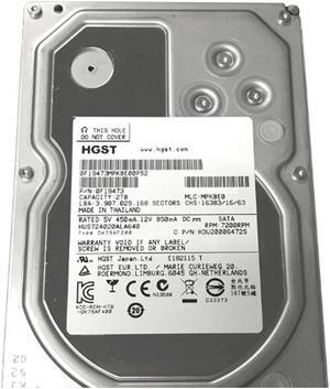 HGST Ultrastar 7K4000 HUS724020ALA640 - hard drive - 2 TB - SATA