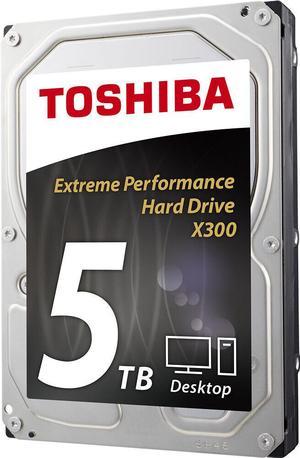 Toshiba HDWE150 High Performance X300 5TB 3.5" SATA HDD Hard Drive HDETR10GCA51 - OEM