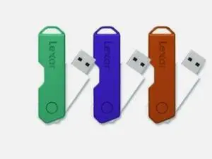 Lexar 24388082 Twist Turn2 Usb 2.0 Flash Drive, 32 Gb, Orange/purple/teal, Lexar 24388082 Twist Turn2 Usb 2.0 Flash Drive, 32 Gb, Orange/purple/teal,