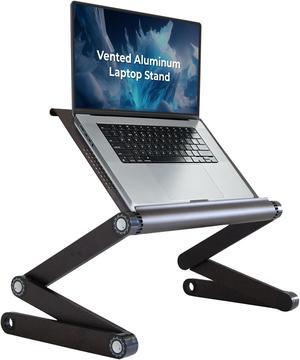 WorkEZ Executive Laptop Stand for Desk Adjustable Height computer lap desk for laptop aluminum laptop cooling stand adjustable laptop desk for bed portable laptop stand ergonomic laptop holder desk