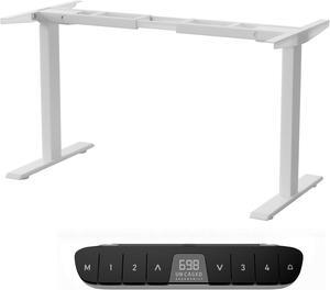 Rise Up Standing Desk Legs  Dual Motor Standing Desk Frame with Memory Electric Standing Desk Frame Height Adjustable Table Legs for Sit Stand Desk Base Electronic Rising Desk
