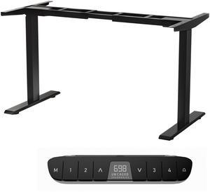 Rise Up Standing Desk Legs  Dual Motor Standing Desk Frame with Memory Electric Standing Desk Frame Height Adjustable Table Legs for Sit Stand Desk Base Electronic Rising Desk