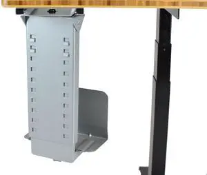 CPU1 under desk steel cpu holder swivels 360 adjustable height width metal computer PC cage ergonomic sit stand up standing desk accessory tower mount desktop office organization de clutter desks gray CPU1 under desk steel cpu holder swivels 360 adjustable height width metal computer PC cage ergonomic sit stand up standing desk accessory tower mount desktop office organization de clutter desks gray