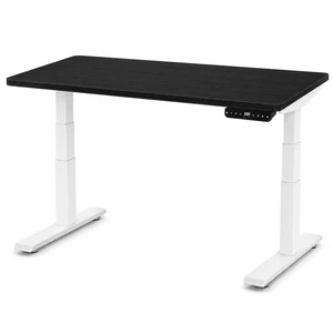 Rise Up 3-stage Dual Motor Electric Standing Desk with Black Bamboo Top Rise Up 3-stage Dual Motor Electric Standing Desk with Black Bamboo Top