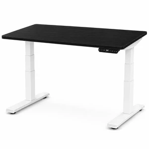 Rise Up 3-stage Dual Motor Electric Standing Desk with Black Bamboo Top Rise Up 3-stage Dual Motor Electric Standing Desk with Black Bamboo Top
