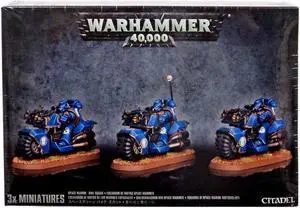 Games Workshop Warhammer 40k Space Marine Bike squad 48-11