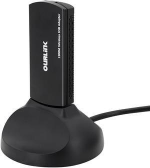 OURLINK 1900mbps AC1900 High Gain Wireless Dual Band USB Adapter USB 3.0, 5 GHz and 2.4 GHz (1300 Mbps / 600 Mbps)