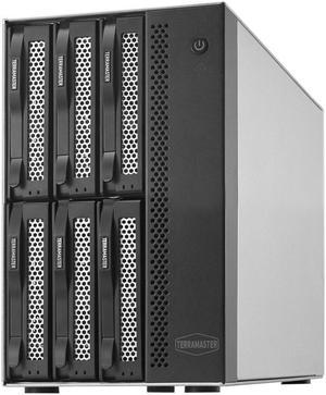 TERRAMASTER T6-423 6Bay NAS Storage - High Performance for SMB with N5105/5095 QuadCore CPU 4GB DDR4 Memory, 2.5GbE Port x 2, Network Storage Server ( Diskless )