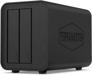 TERRAMASTER D2-320 USB RAID Enclosure  USB 3.2 Gen 2 10Gbps Type C 2Bay RAID Storage Supports RAID 0, 1, Single, JBOD (Diskless)