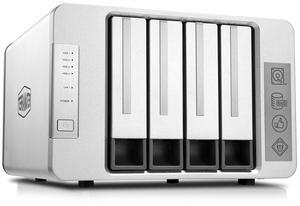 TERRAMASTER F4-210 4-Bay NAS 1GB RAM Quad Core Network Attached Storage Media Server Personal Private Cloud (Diskless)