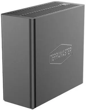 TERRAMASTER D4 SSD NVMe Enclosure - 4bay USB4 40Gbps Type-C, USB Storage Supports 4 x M.2 NVMe 2280 SSDs, Mobile App for Data Backup Included (Diskless)