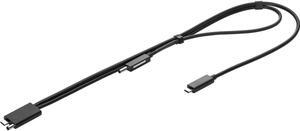 NEW HP Thunderbolt 230W G2 Cable, Male, Male, 0.7 m, Black