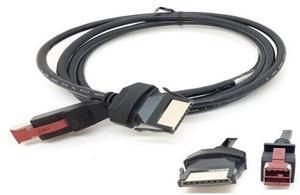 Genuine HP 6' ft 24V Powered PUSB Cable Connector for POS Printers - 5C2B8AA