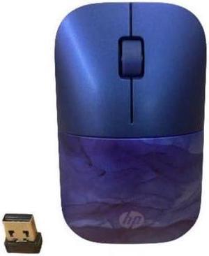 HP Z3700 Blue 2.4 GHz USB Slim Wireless Mouse Blue LED 1200 DPI Optical Sensor