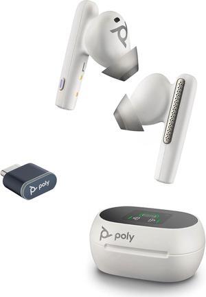 NEW Poly Voyager Free 60+ UC Earset (WHITE) True Wireless, Binaural - 216754-01