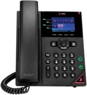 HP Poly OBi VVX 250 IP Phone Corded Corded Desktop Wall Mountable  Black Model 89K69AA#ABA