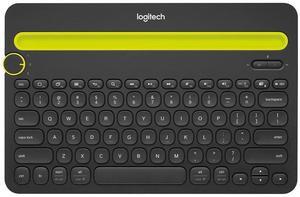 Logitech K480 Wireless Multi-Device Keyboard, Bluetooth, Black 920-006342
