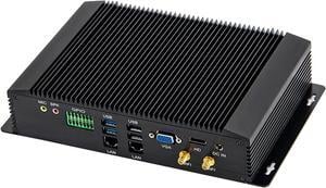 Partaker Industrial PC, Fanless Mini PC, IPC, Windows 11, 4G, WOL, Watchdog Supported, Intel I5 8250U 8260U, I27, 2 x LAN, GPIO, 6 x COM RS232 422 485, 8G RAM, 240G SSD - OEM