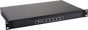 Firewall, VPN, 19 Inch 1U Rackmount, Network Appliance, B75 with Intel Core I7 3770, R9, 6 Intel Gigabit LAN, 2USB, COM, VGA, AES-NI, Fan, 4GB RAM 32GB SSD