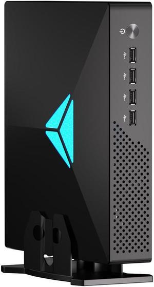 Partaker Mini Desktop Computer, Micro PC with Intel Core i5-10400F Up to 4.30GHz, GTX1050TI 4G, 4K, Dual Monitor Capable, WiFi, Bluetooth, Win10 Pro, 16GB Ram 256GB SSD