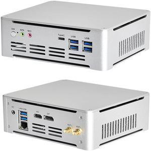 Mini PC,Desktop Computer,Intel Core i7 8750H,DDR4 Windows 10 Pro/Linux,4K Gaming UHD HTPC HD-MI DP,Minipc Desktop Computer,16GB Ram 256GB SSD