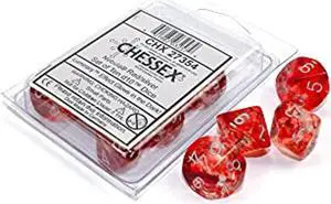 d10Clamshell Luminary NB RDsv (10) Chessex Manufacturing