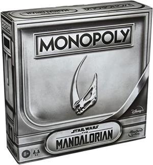 F4257 MONOPOLY: Star Wars The Mandalorian Edition Board Game, Inspired by The Mandalorian Season 2, Protect Grogu from Imperial Enemies Hasbro
