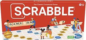 F4204 Scrabble Board Game, Classic Word Game for Kids Ages 8 and Up, Fun Family Game for 2-4 Players, The Classic Crossword Game Hasbro